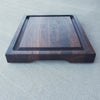 Walnut Edge-Grain Cutting board with Juice Groove and Side Handles - Todd Alan Woodcraft