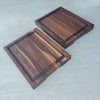 Walnut Edge-Grain Cutting board with Juice Groove and Side Handles - Todd Alan Woodcraft
