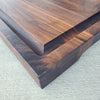 Walnut Edge-Grain Cutting board with Juice Groove and Side Handles - Todd Alan Woodcraft