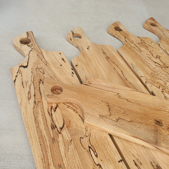 Spalted Pecan Bread & Cheese serving board - Todd Alan Woodcraft