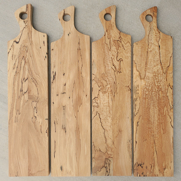 Spalted Pecan Bread & Cheese serving board - Todd Alan Woodcraft
