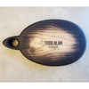 Blackened Oak Bowl with Triangle Handle - Todd Alan Woodcraft