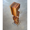 Reclaimed Wood Wine Tower - Todd Alan Woodcraft