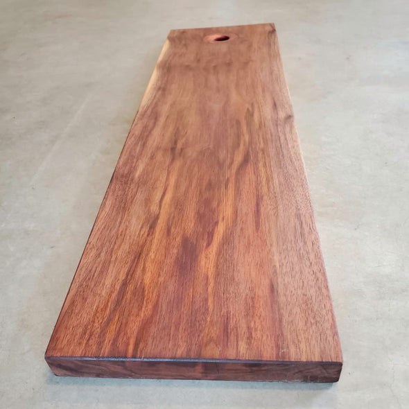 Figured Walnut with Copper Ring Serving Board - Todd Alan Woodcraft