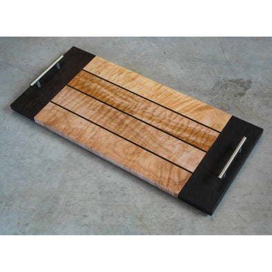 Figured Maple and African Wenge Serving Boards - Todd Alan Woodcraft