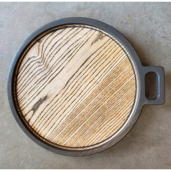 Le Plateau Ronde Ash Serving Tray - Todd Alan Woodcraft