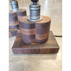 Roasted Oak and Steel Lamp - Todd Alan Woodcraft