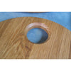 The Food Pallet - Round Beveled French Oak Serving Board - Todd Alan Woodcraft
