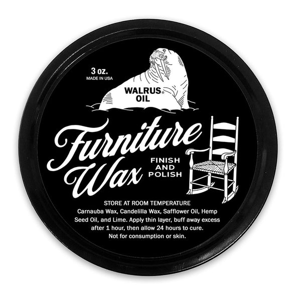Walrus Oil Furniture Wax Finish and Polish - Todd Alan Woodcraft