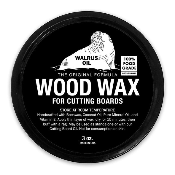 Walrus Oil Wood Wax, 3oz Can - Todd Alan Woodcraft